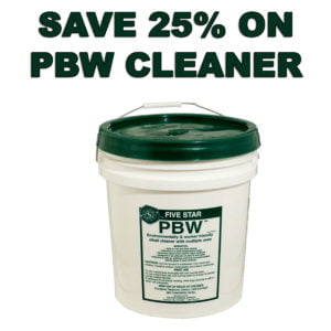 MoreBeer.com Promo Code for PBW Homebrewing Cleaner