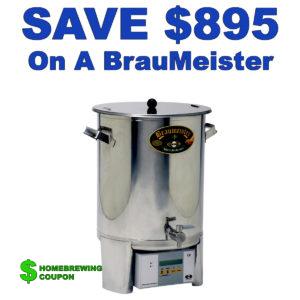 BrauMeister Promo Code - Save $895 On A Used BrauMeister Electric Home Brewing System