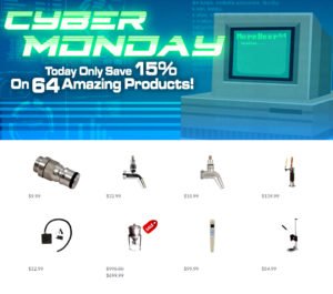 MoreBeer.com coupon for Cyber Monday