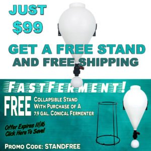 Promo Code from MoreBeer.com for a Free Fast Ferment Stand