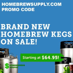 HomebrewSupply.com Coupons and Promo Codes for New Homebrewing Kegs