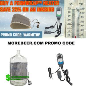 MoreBeer.com Promo Code for 25% Off An InkBird Temperature Controller