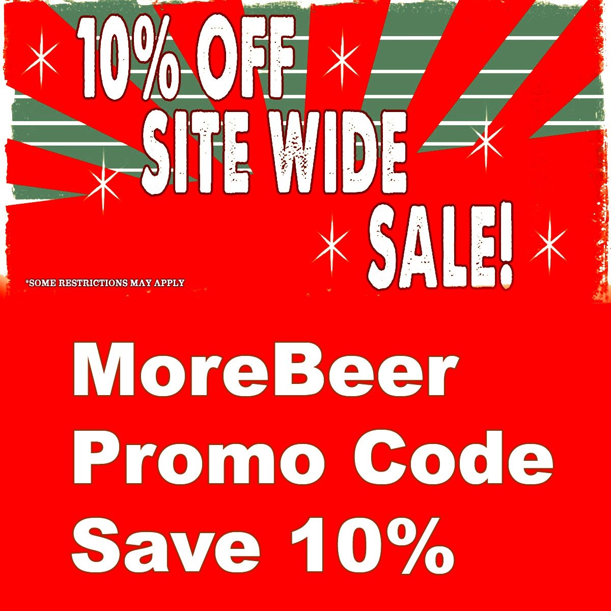 Save 10% Site Wide at MoreBeer.com With this More Beer Coupon