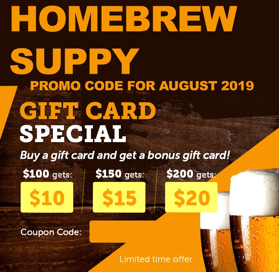 Promo Codes and Homebrew Supply Coupons Home Brewing Coupons