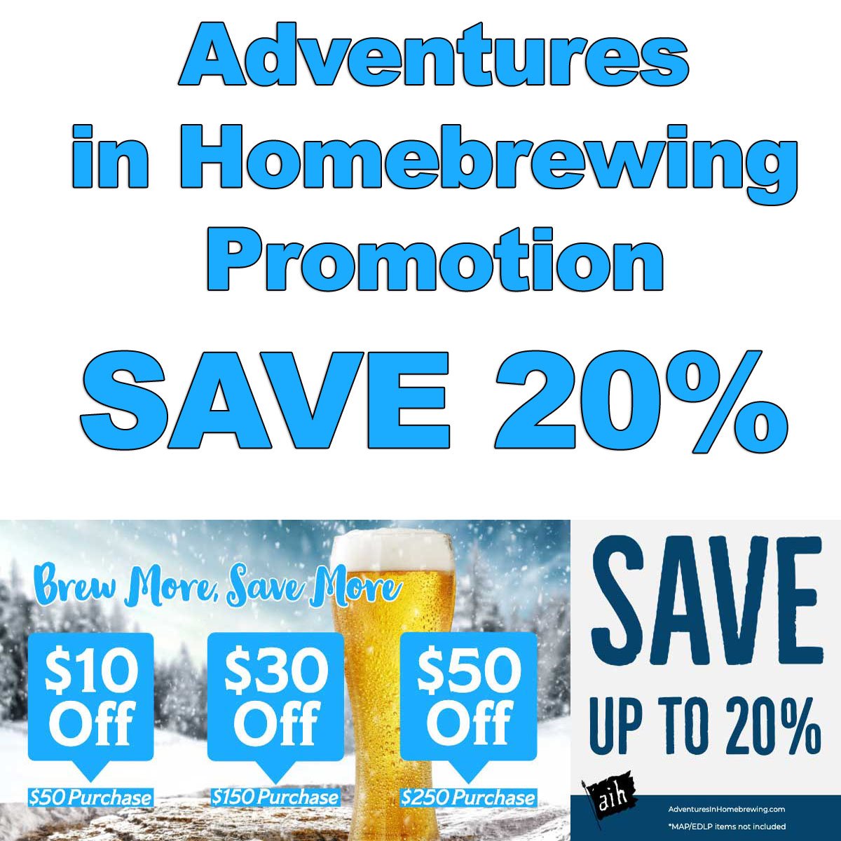 Save Up To 20% At Adventures in Homebrewing