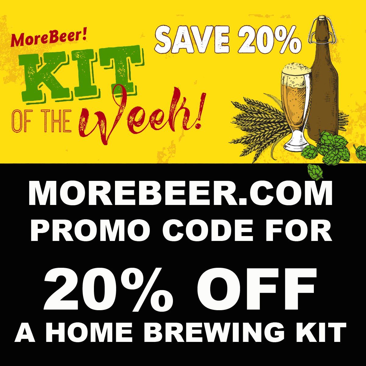 Save 20% On An a 5 Star Extra Special Beer Kit at MoreBeer.com with this More Beer Promo Code